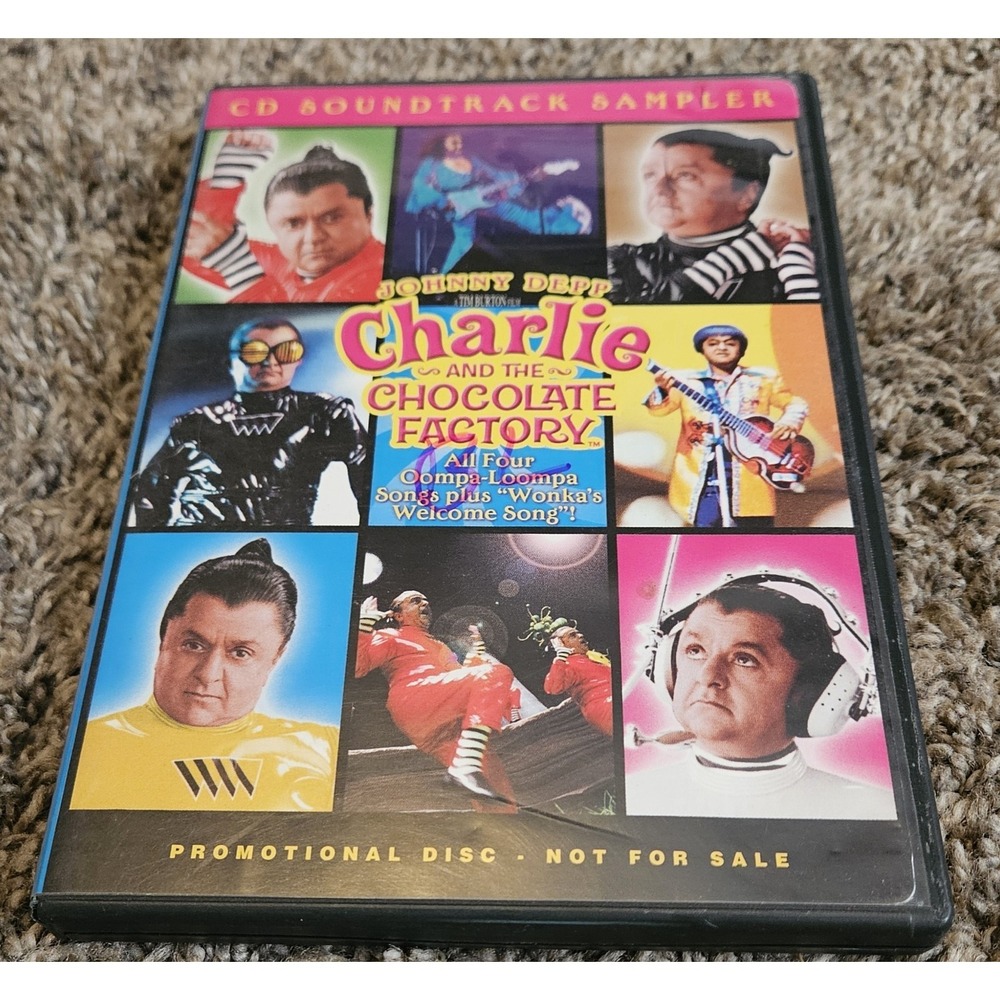 Charlie and the Chocolate Factory CD SOUNDTRACK SAMPLER (2005) RARE RARE - Picture 1 of 3